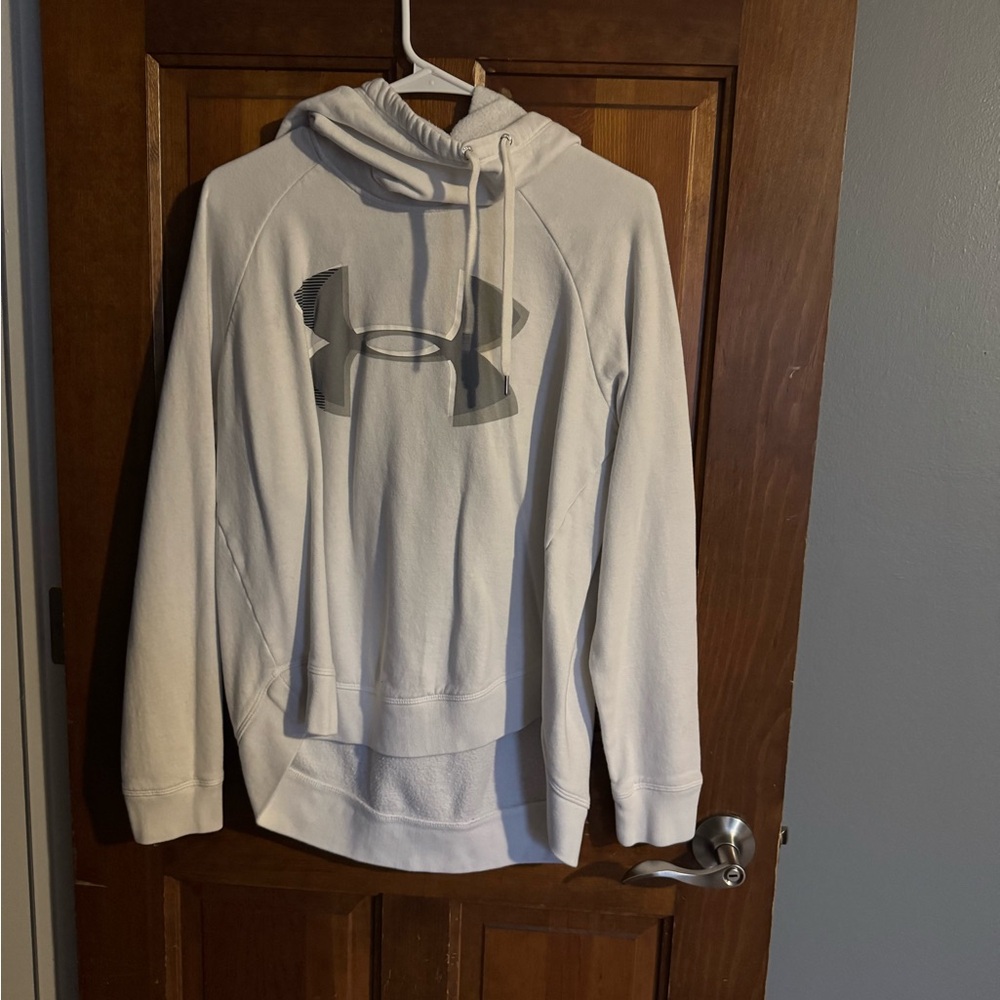 Under Armour White Performance Hoodie Sweater
